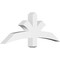 Ekena Millwork Davenport Architectural Grade PVC Gable Bracket, 48"W x 18"H x 4"D x 4"F, 9/12 Pitch GBP048X18X0404DAV00 - alternate 1